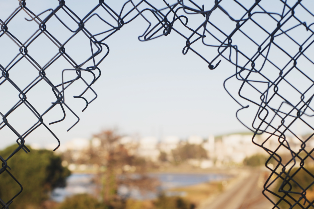 fence broken