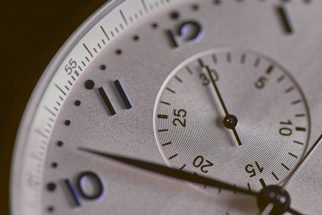 11 on a clock face