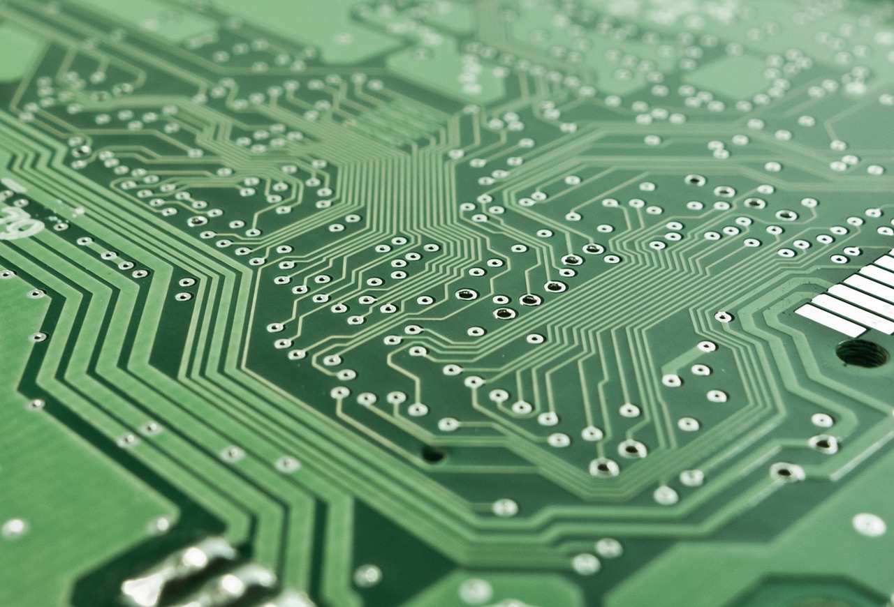 circuit board inside a computer