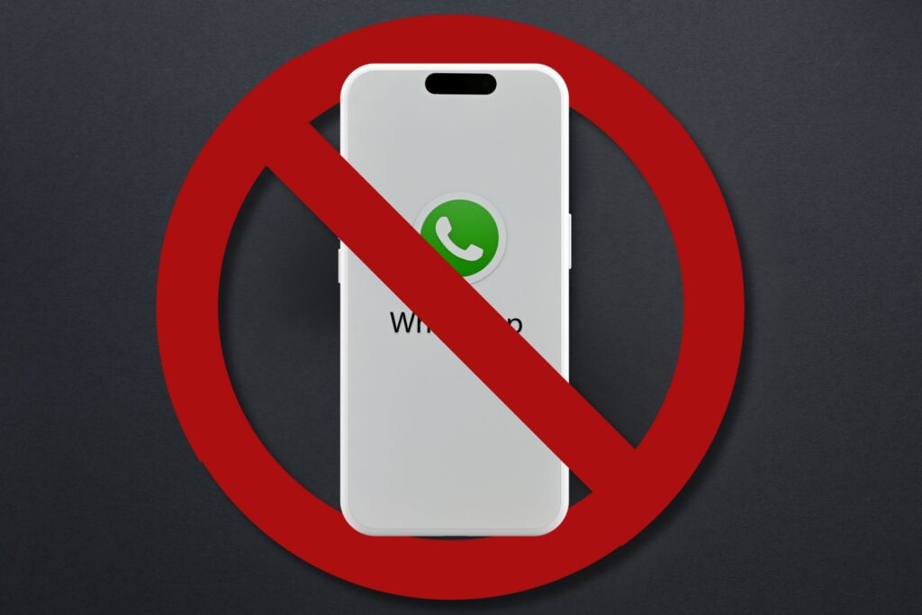 whatsapp phone app banned